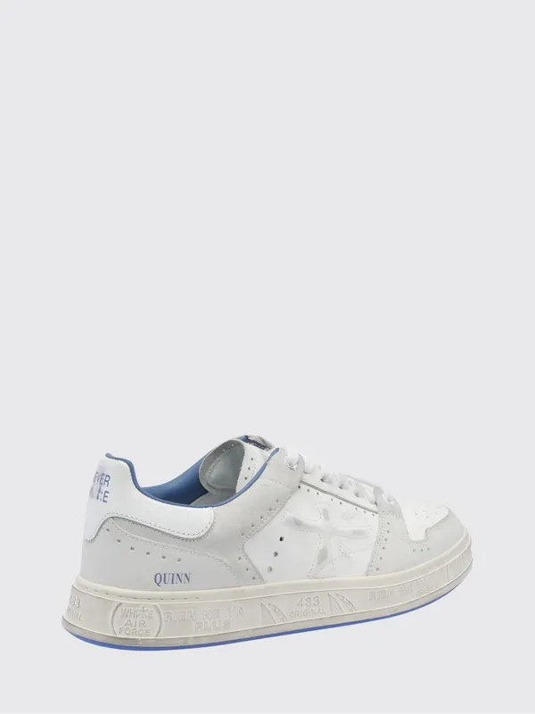 Premiata Quinn Leather Sneakers White 1 (QUINN6686) (2)
