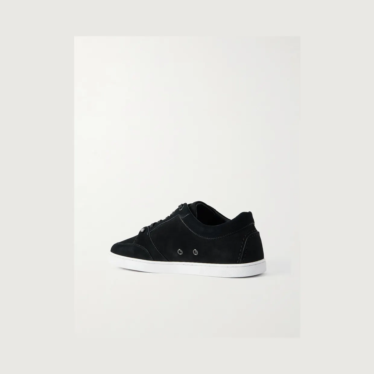 Christian Louboutin Chambelisneak Panelled Suede Sneakers Black (1260325) (4)