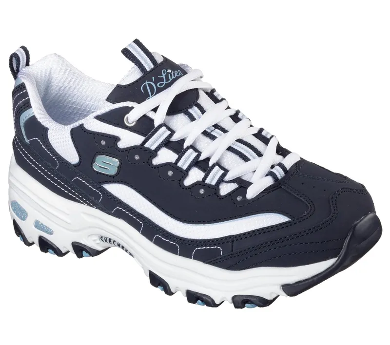Skechers D’Lites – Biggest Fan Sneaker Marine/White