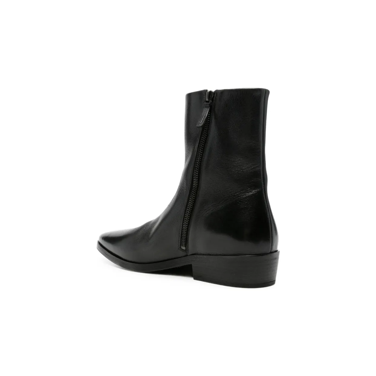 Marsèll Side-zip Leather Ankle “Black” (MM4975 P009 666) (2)