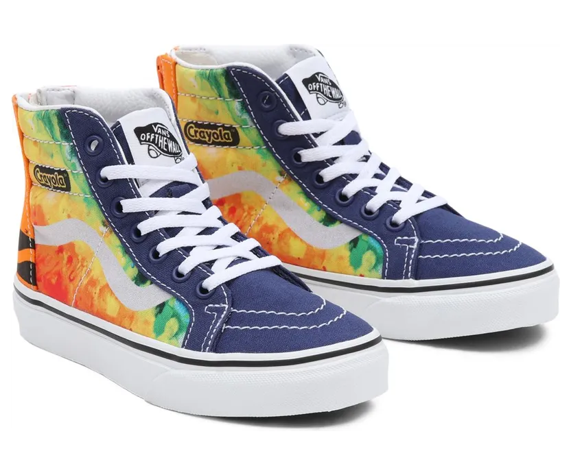 VANS Vans X Crayola Sk8-hi Zip Kinderschoenen Multicolour (VN0A4BUXARS)