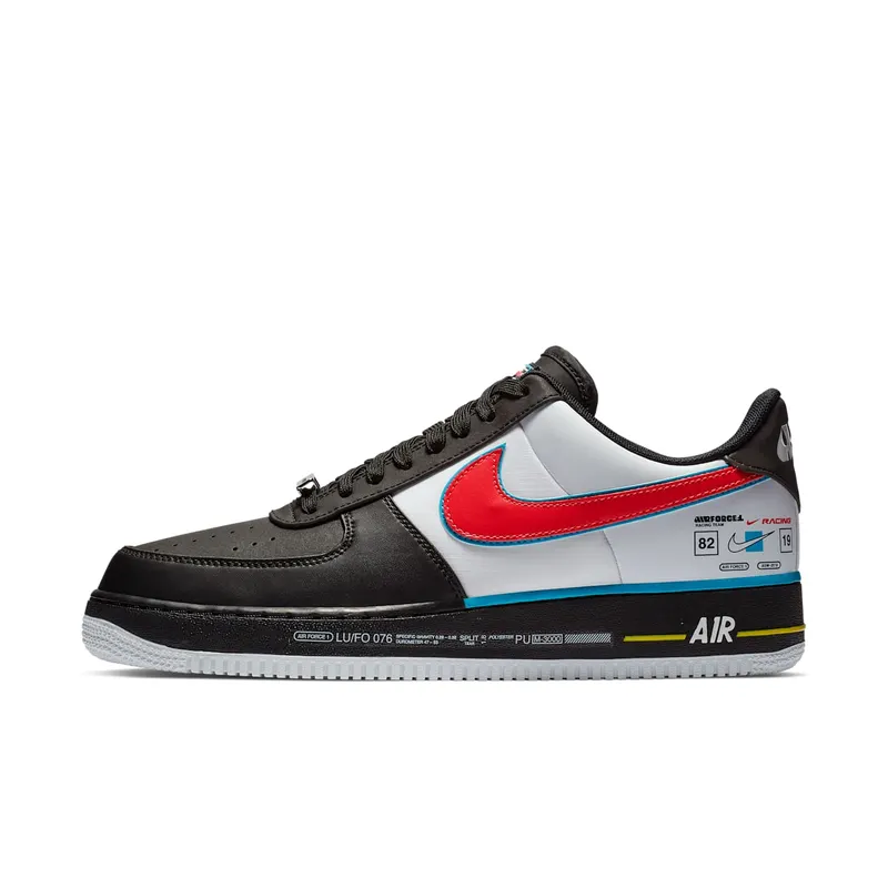 Nike Air Force 1 Low Racing Black/White-Racer Blue (AH8462-004)