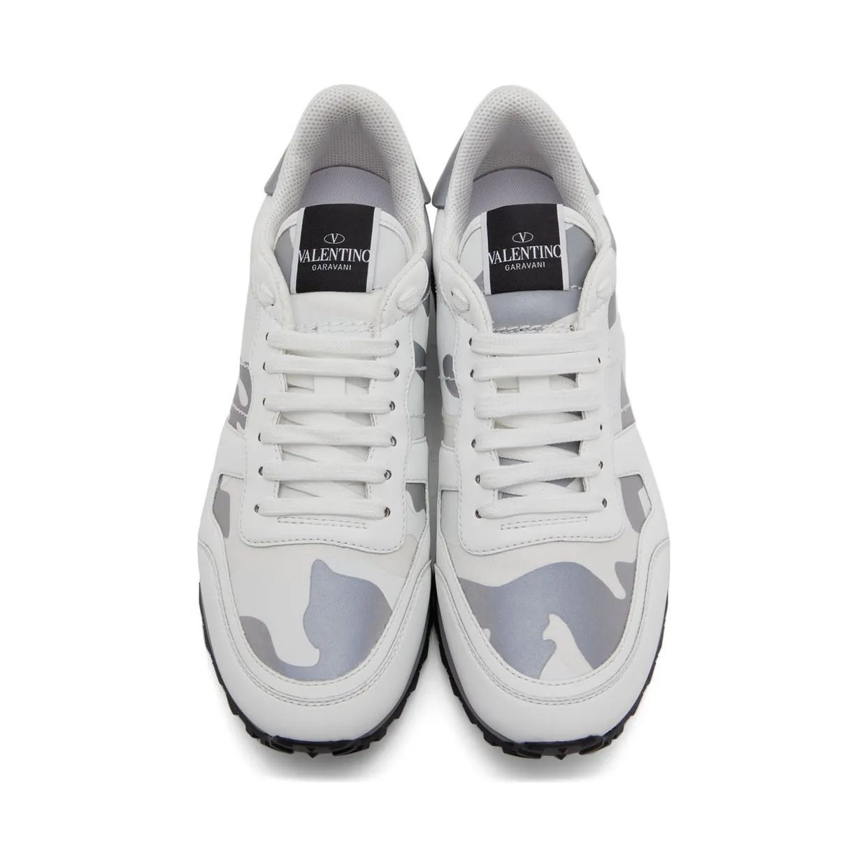Valentino Garavani White Camo Rockrunner Sneakers (XY2S0723KIB) (5)