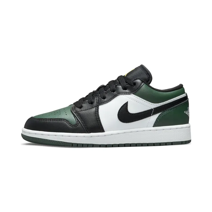 Air Jordan 1 Low Green Toe (GS) (553560-371)