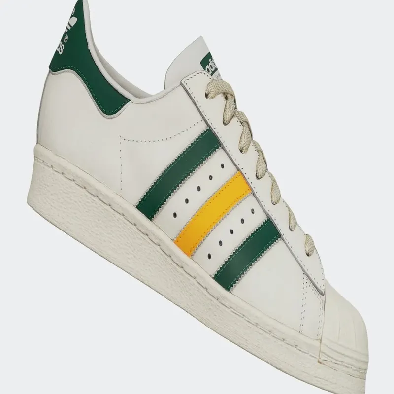 Adidas Superstar 82 Cloud White / Collegiate Green / Collegiate Green (HQ8877)