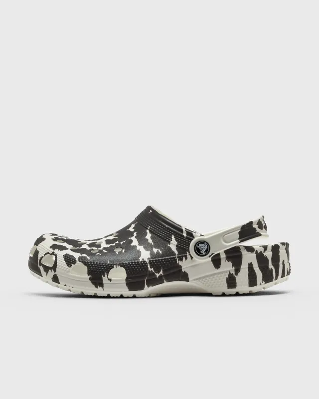 Crocs Classic Pop Animal Clog White