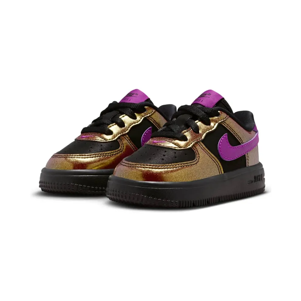 Nike Force 1 Low LV8 4 Glam Rock Black Bold Berry (IQ2739-001)