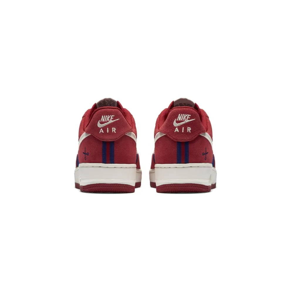 Nike Air Force 1 Low Scissors Gym Red/Deep Royal Blue-Sail (488298-626)