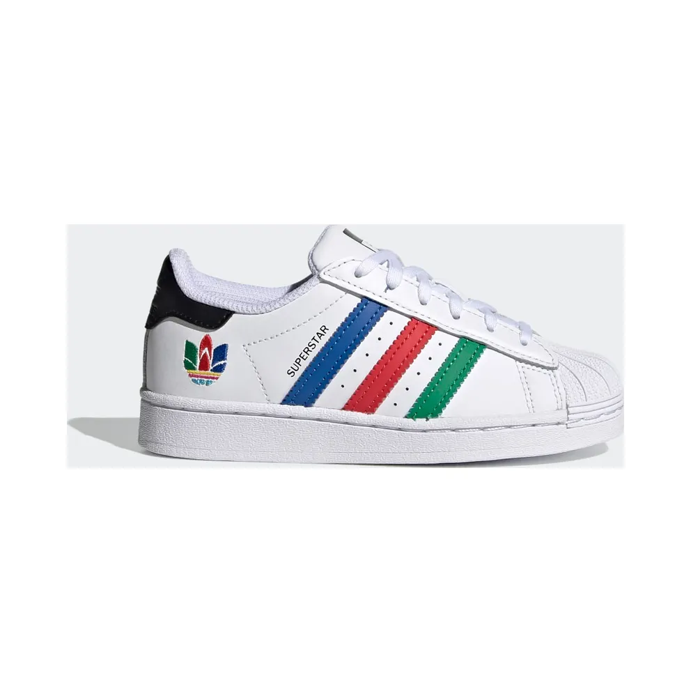 adidas Superstar Cloud White / Green / Core Black (FW5238)