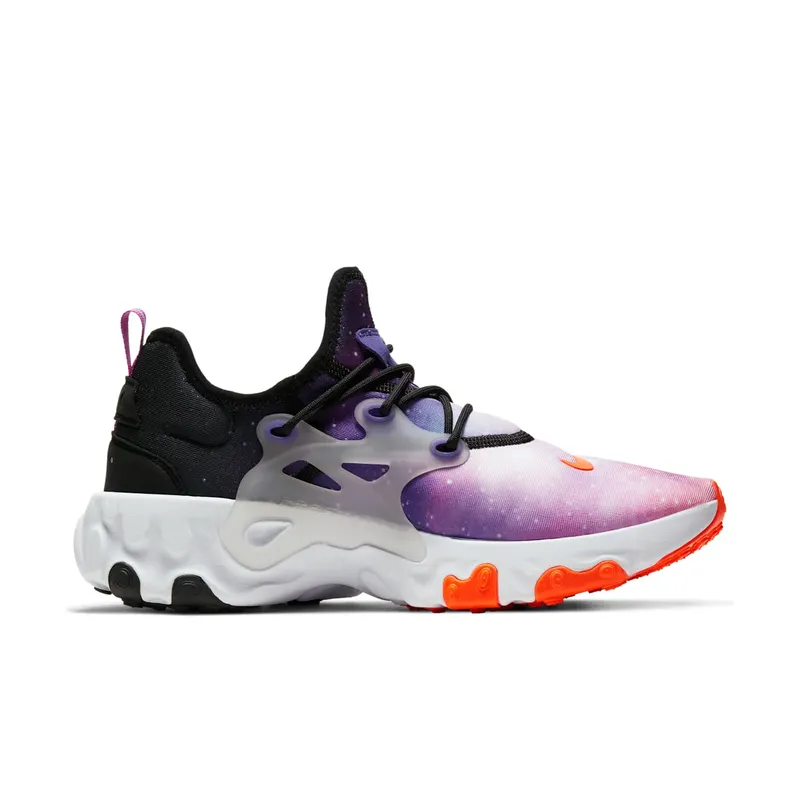 Nike React Presto Galaxy Black/White-Orange-Purple (CN7664-002)