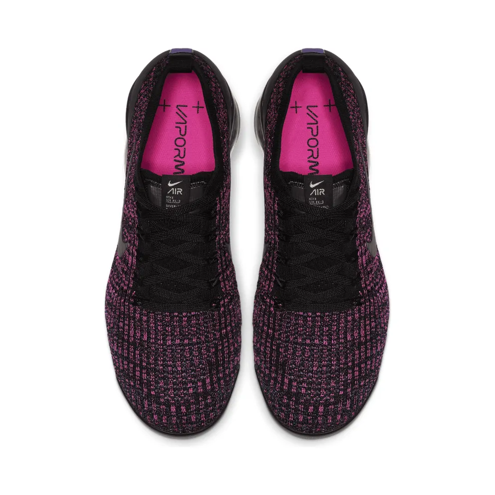 Nike Air VaporMax Flyknit 3 Throwback Future Black/Blue Lagoon-Laser Fuchsia-Metallic Silver (AJ6900-007)
