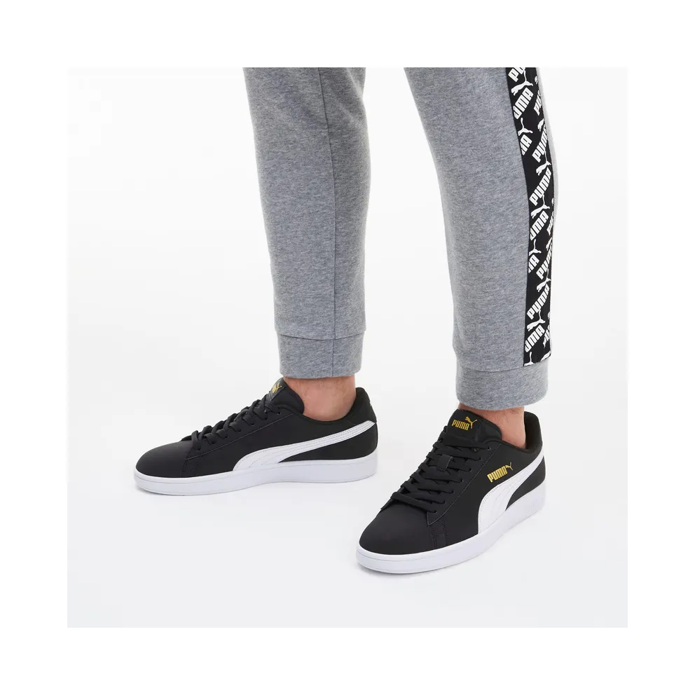 Women’s PUMA Smash V2 Buc Black/White/Gold (365160-23)