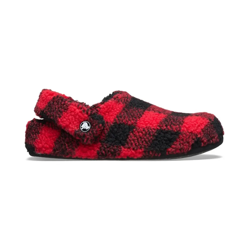 Crocs Classic Cozzzy Slide Buffalo Check Red (210755-6WG)