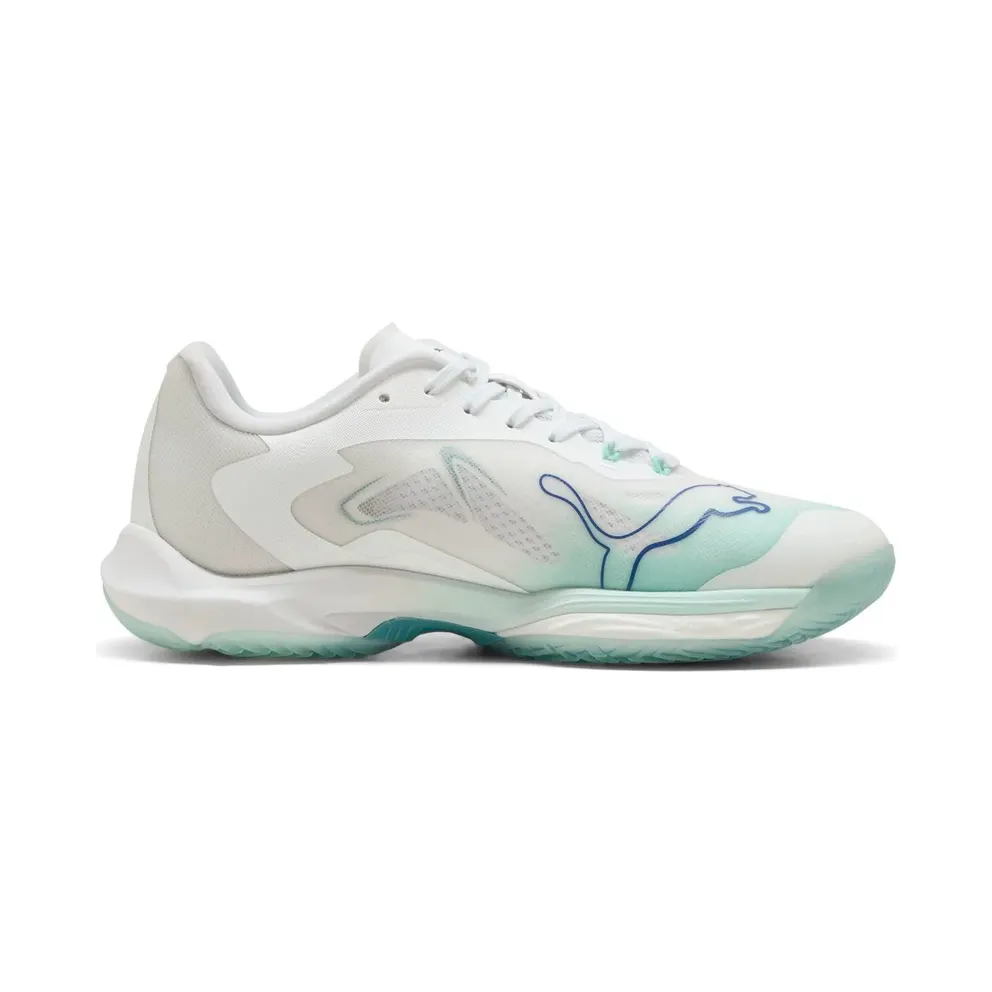 Puma Vantage Nitro W+ Game On Handballschuhe 02 Puma white/baltic sea blue/fresh water 42.5 für “White ½ EU” (108896)