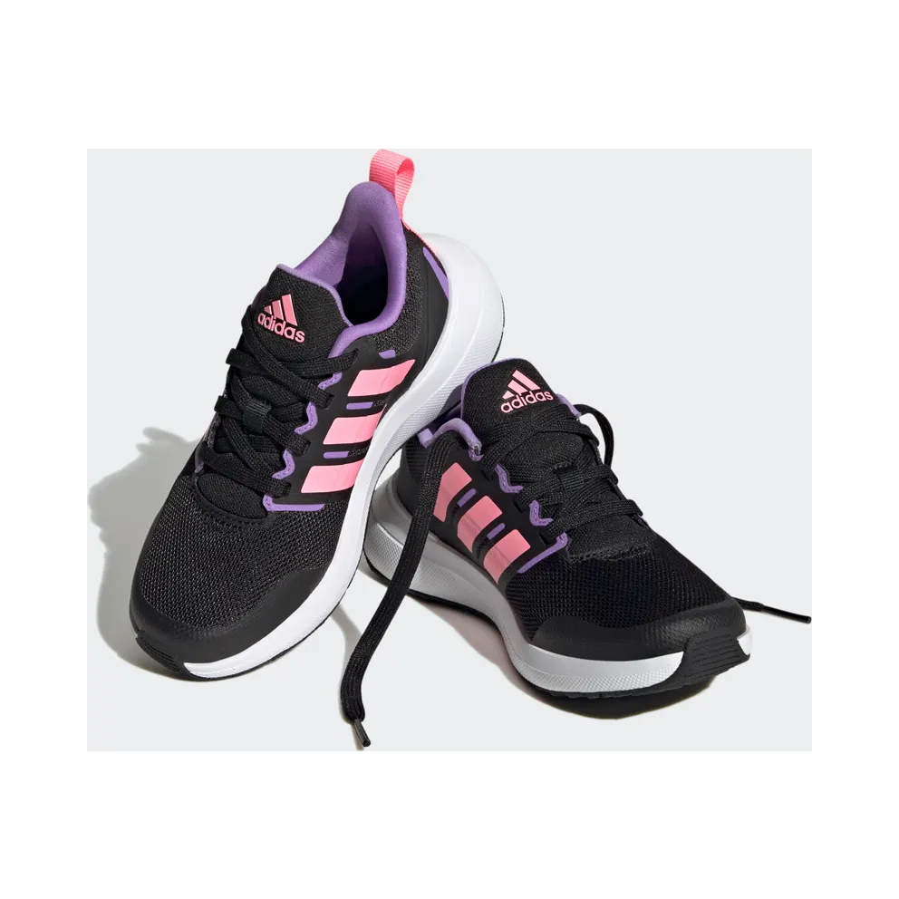 Adidas Fortarun 2.0 Cloudfoam Sport Running Lace Core Black / Beam Pink / Violet Fusion (HP6617)