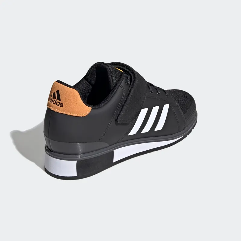 Adidas Power Perfect 3 Weightlifting Core Black / Cloud White / Solar Gold (FU8154)