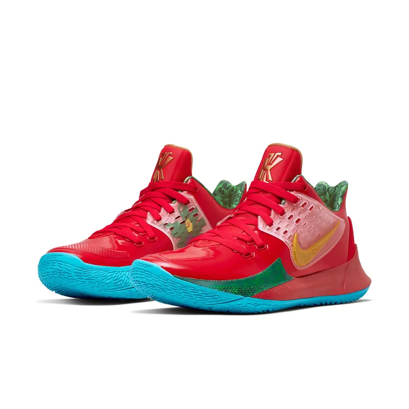 Nike Kyrie 2 Low Spongebob Mr Krabs University Red/Metallic Gold (CJ6953-600/CJ6952-600)