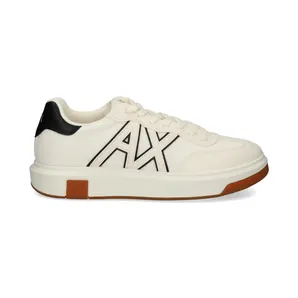 Ea7 Emporio Armani Sneakers met logodetail – Beige (XM002687AF22775)