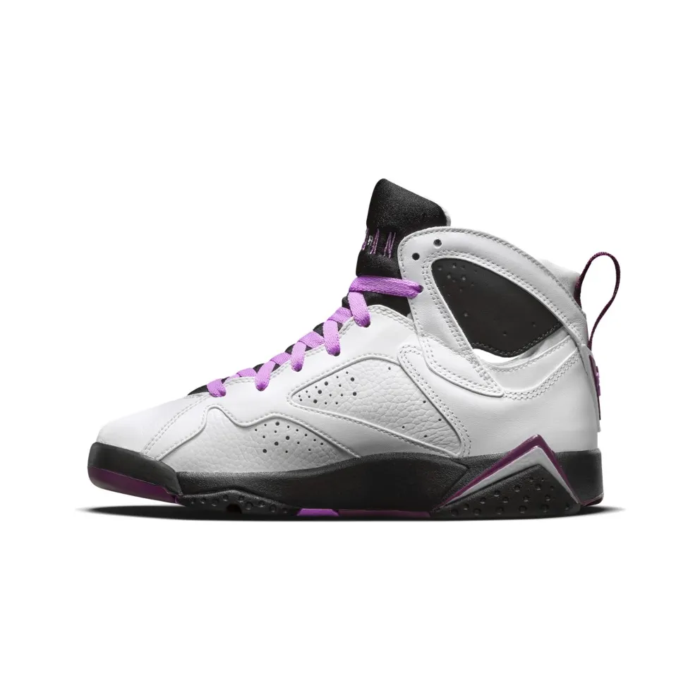 Jordan 7 Retro Fuchsia Glow (GS) White/Fuchsia Glow-Black-Mulberry (442960-127)