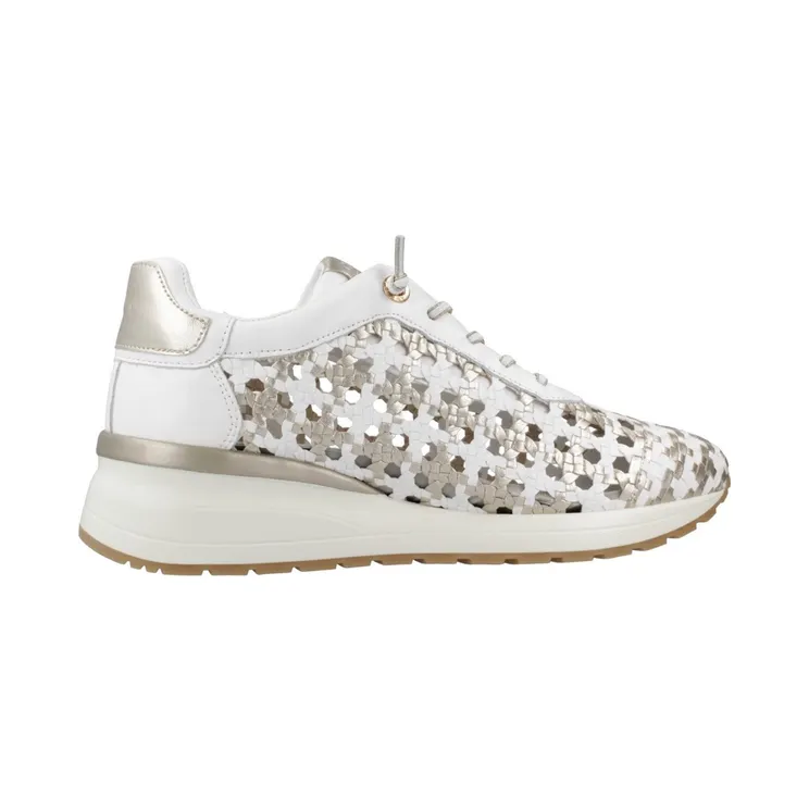 Carmela Geweven sneakers – Beige (162287)