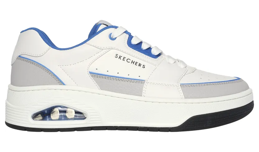 Skechers Uno Court Low-Post “White / Blue (183140 Wbl)” (183140WBL)