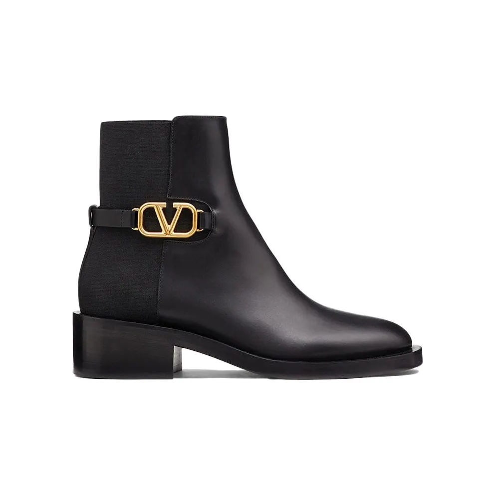 Valentino VLogo Signature Ankle Boot Black (WW2S0CT1PYH0NO)