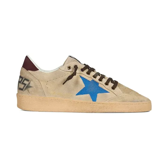 Golden Goose Ball Star mit Sternpatch Nude (GMF01104F008739)