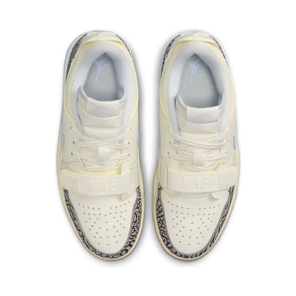 Jordan Legacy 312 Low Sail Cement Grey Black Football Grey (FQ7827-101)