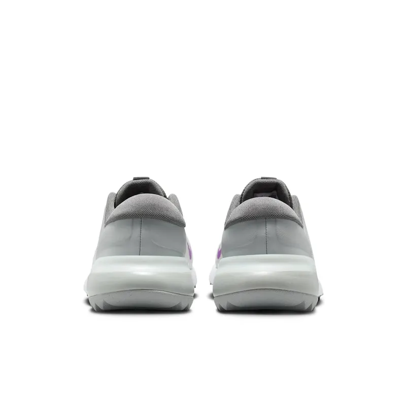 Nike Free Golf Next Nature “White Iron Grey Light Smoke Grey Vivid Purple” (FN0332-104)
