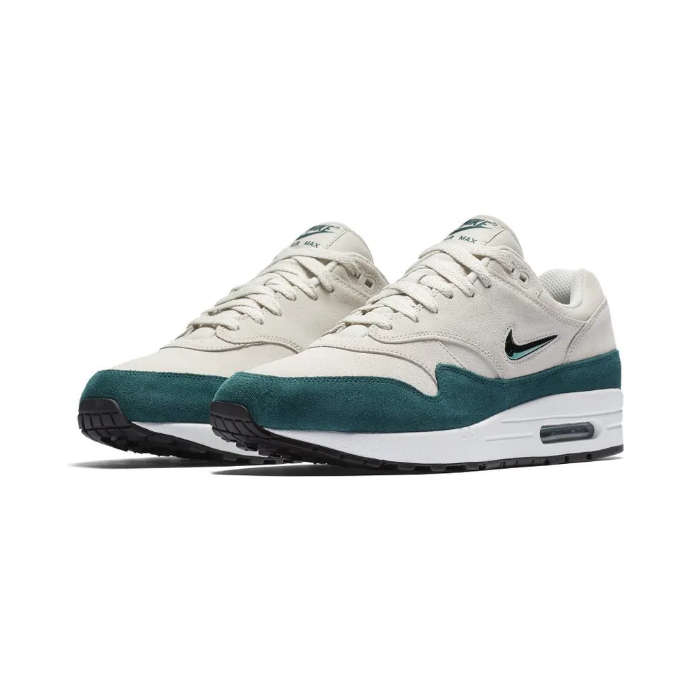 Nike Air Max 1 Jewel Atomic Teal Light Bone/Dark Atomic Teal-White-Black (918354-003)