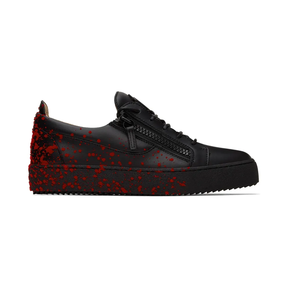 Giuseppe Zanotti Black Frankie Spray Sneakers (RU00024 88168)