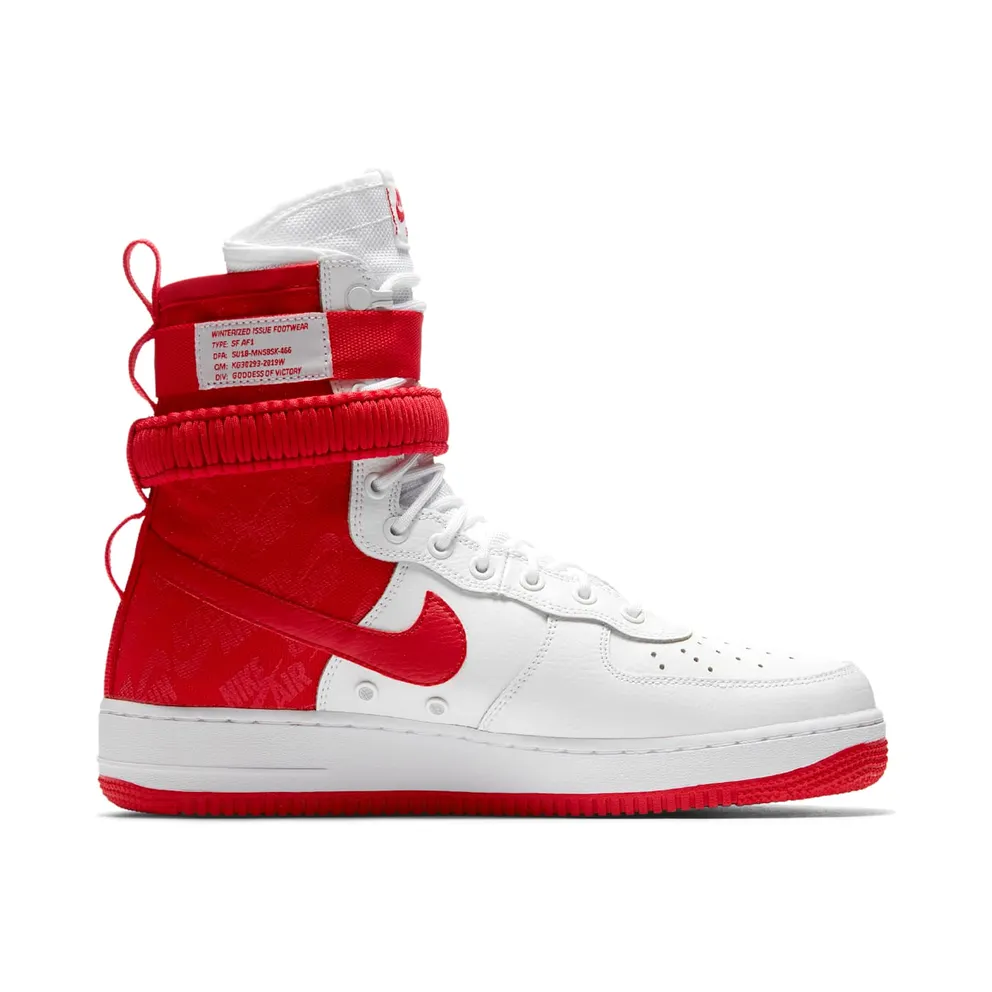 Nike SF Air Force 1 High White University Red White/University Red-University Red (AR1955-100)