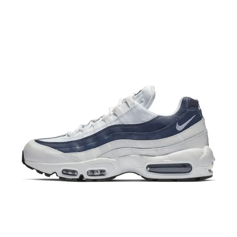 Nike Air Max 95 Essential White White Midnight Navy Monsoon Blue White (749766-114)
