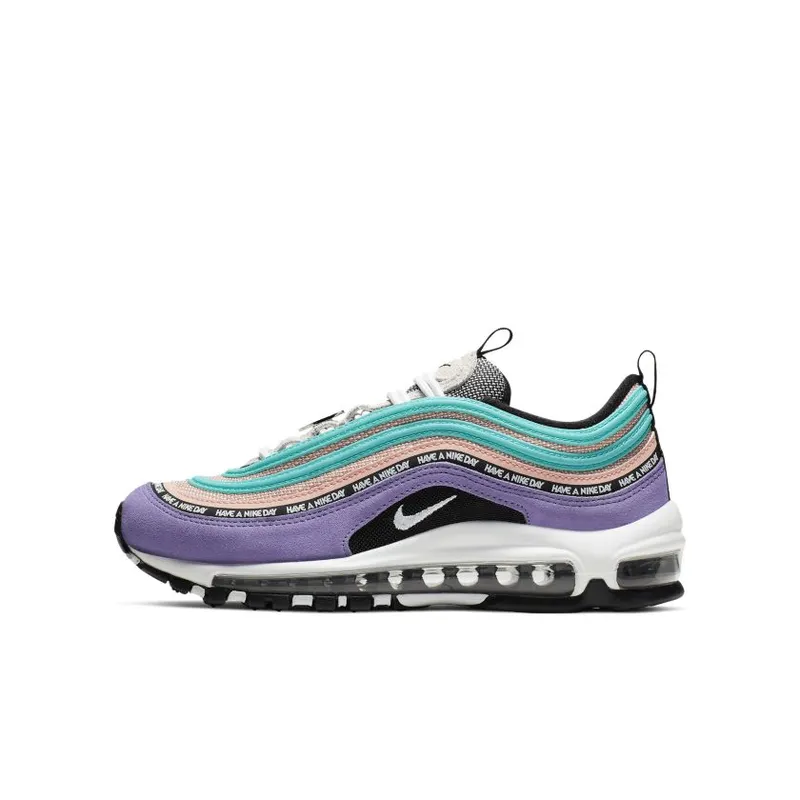 Nike Air Max 97 Have a Day (GS) Space Purple/White-Black-Bleached Coral (923288-500)