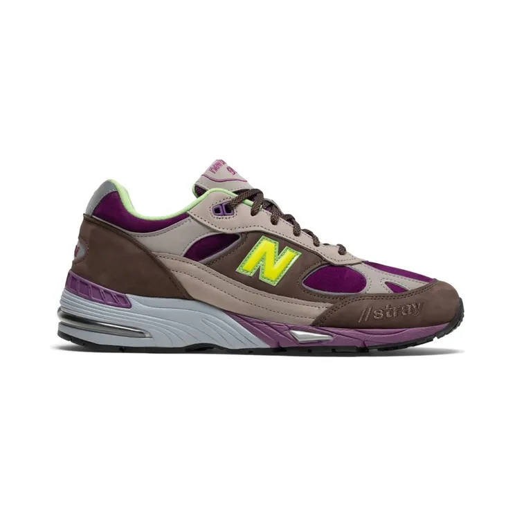 New Balance 991 Stray Rats Brown Purple (M991SRG)