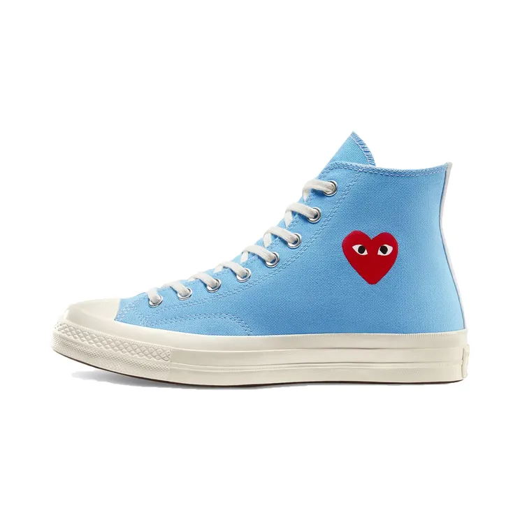 Converse Comme des Garcons PLAY x Chuck 70 High Bright Blue (168300C)