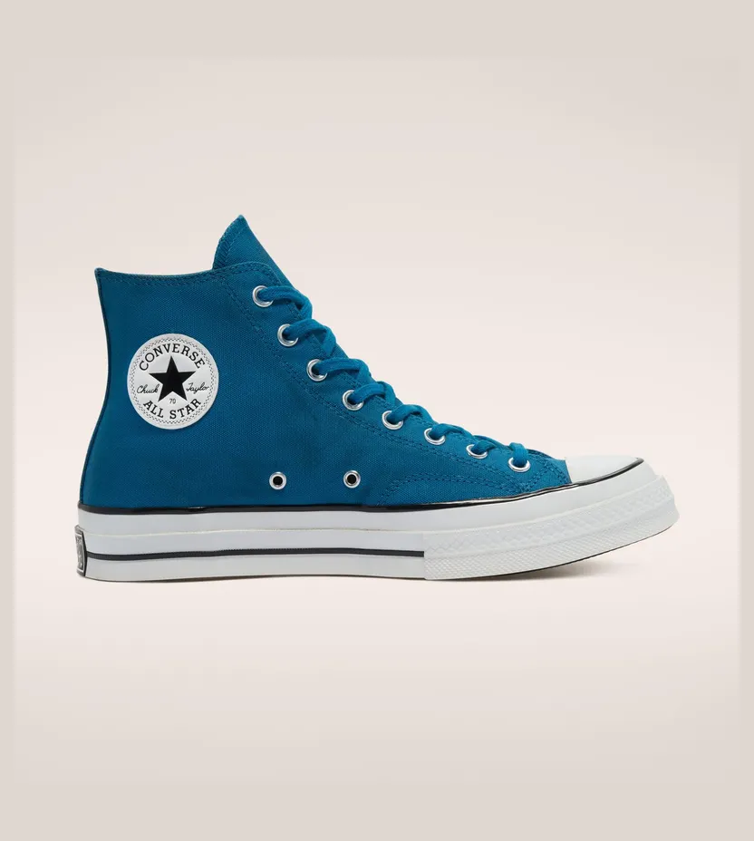 Converse Unisex Distressed Chuck 70 High Top Cape Blue/white/black (169776C)