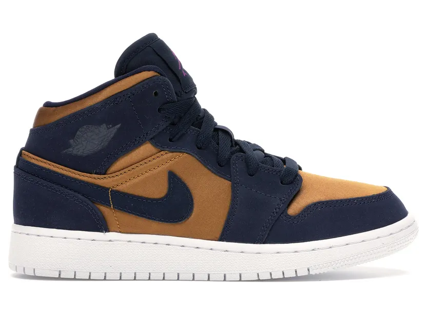 Jordan 1 Mid Obsidian Desert Ochre (GS)