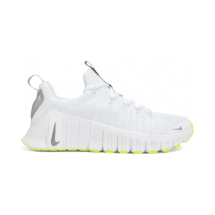 Nike Free Metcon 6 White Volt Metallic Silver (IO9604-100)