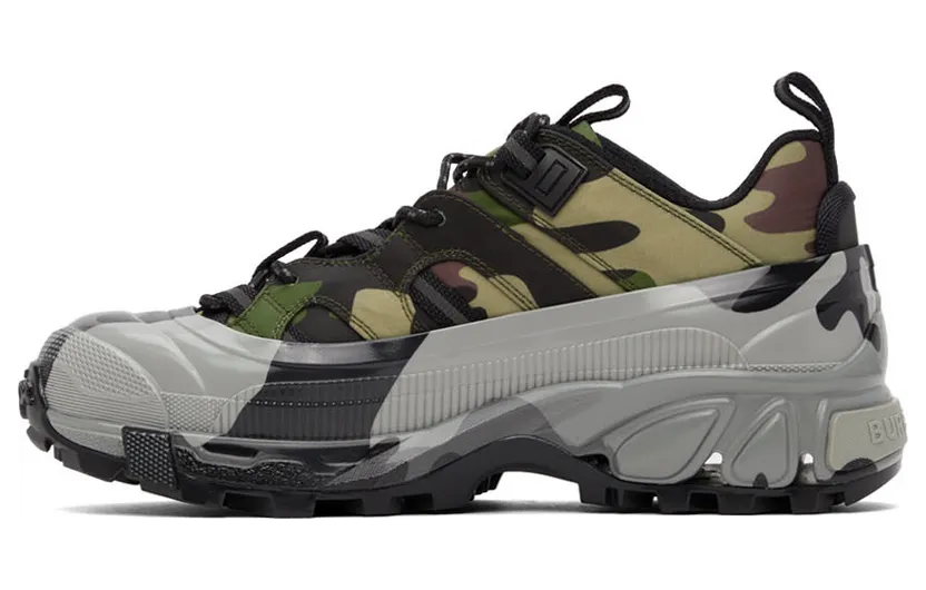 Burberry Green Camo Arthur Sneakers (8042185) (3)