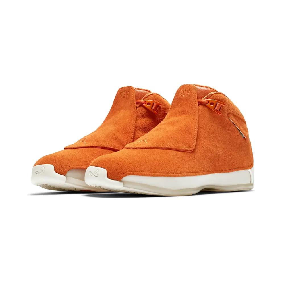 Jordan 18 Retro Campfire Orange Campfire Orange/Campfire Orange-Sail (AA2494-801)