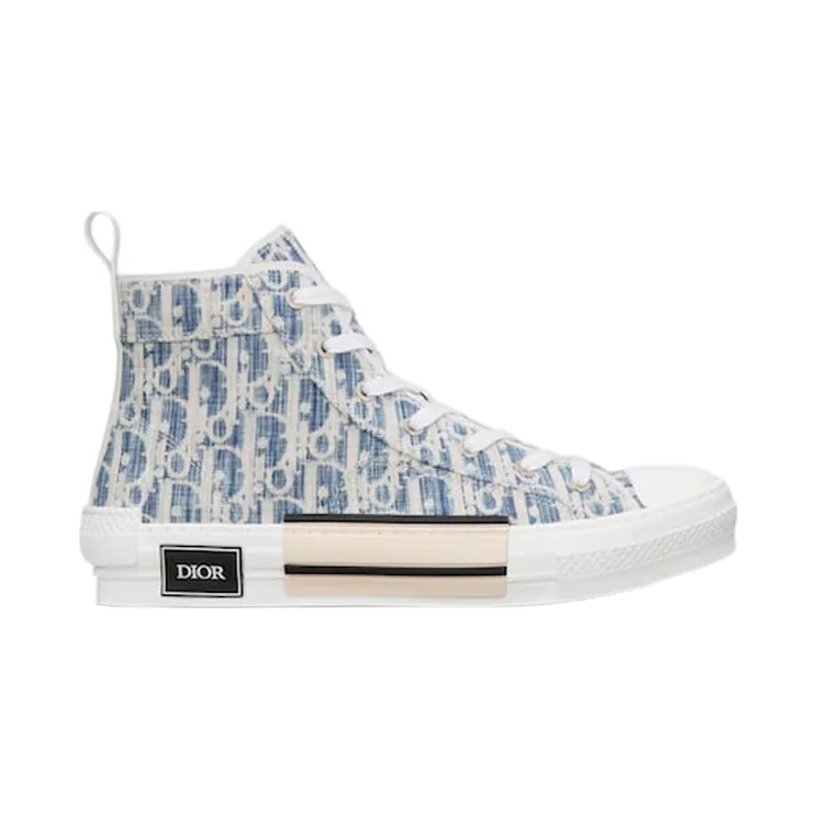Dior B23 High Blue Oblique Kasuri Jacquard (3SH118ZLA_H560)