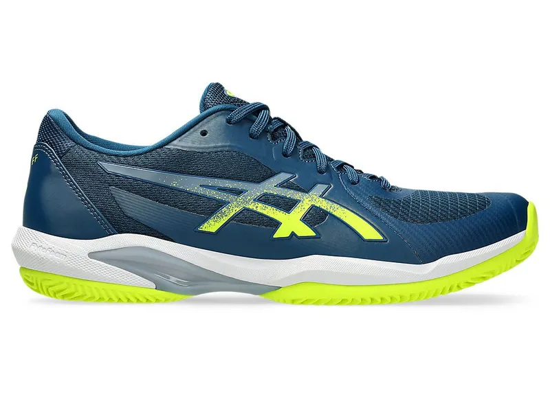 ASICS SOLUTION SWIFT FF 2 CLAY “Mako Blue / Safety Yellow” (1041A467-400)