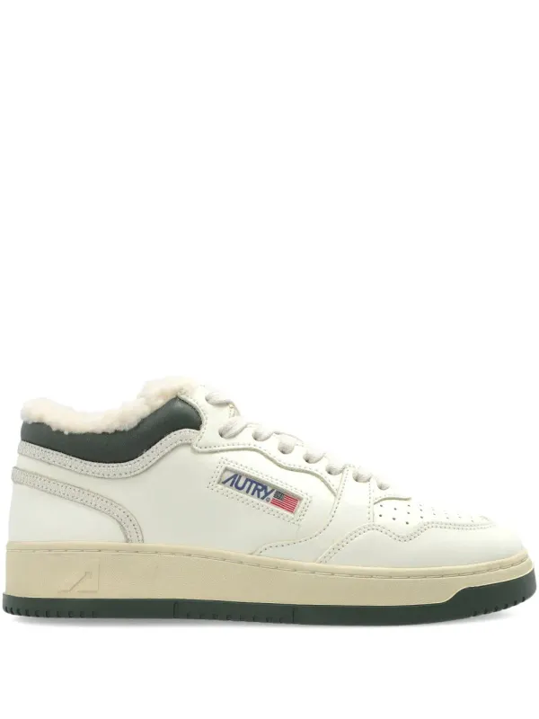 Autry mit Shearling-Futter – White (MYMWKX04)