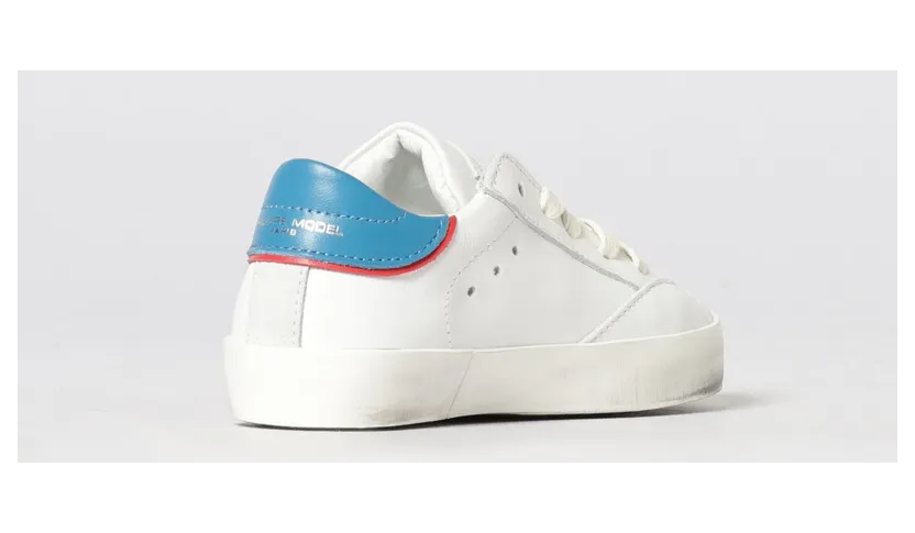 Philippe Model Junior Leather Sneakers Philippe Model White 1 (832715) (2)