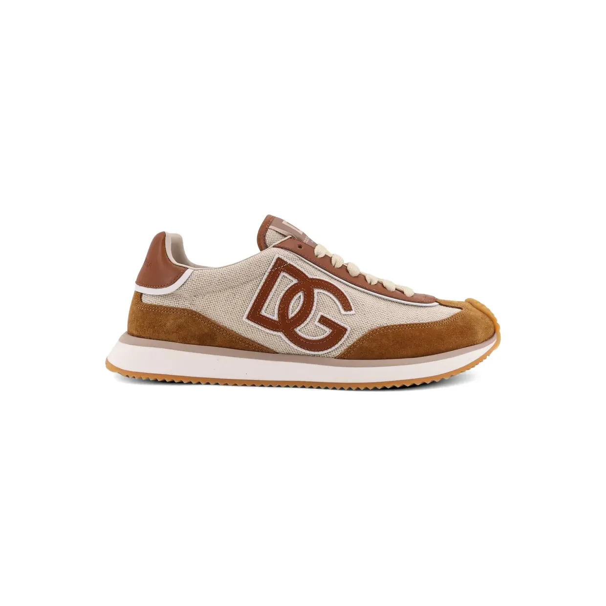 Dolce & Gabbana Sneakers met logodetails – Beige (CS2288A0127)
