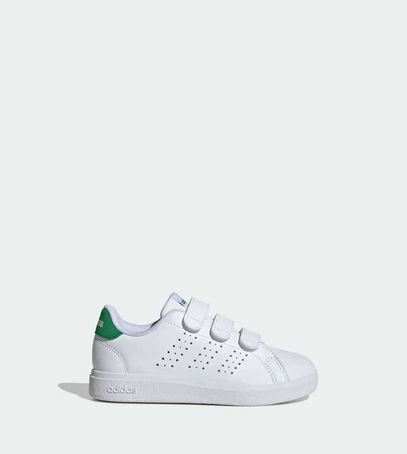Adidas Advantage Base 2.0 Kids Cloud White / Cloud White / Green (IE9019)