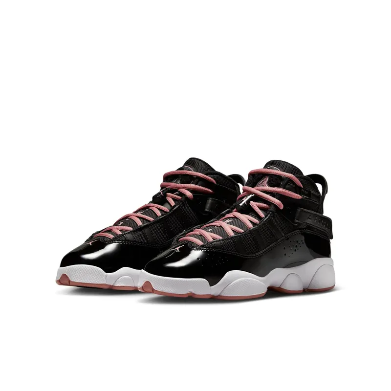 Jordan 6 Rings Black White Anthracite Rust Pink (323419-068)