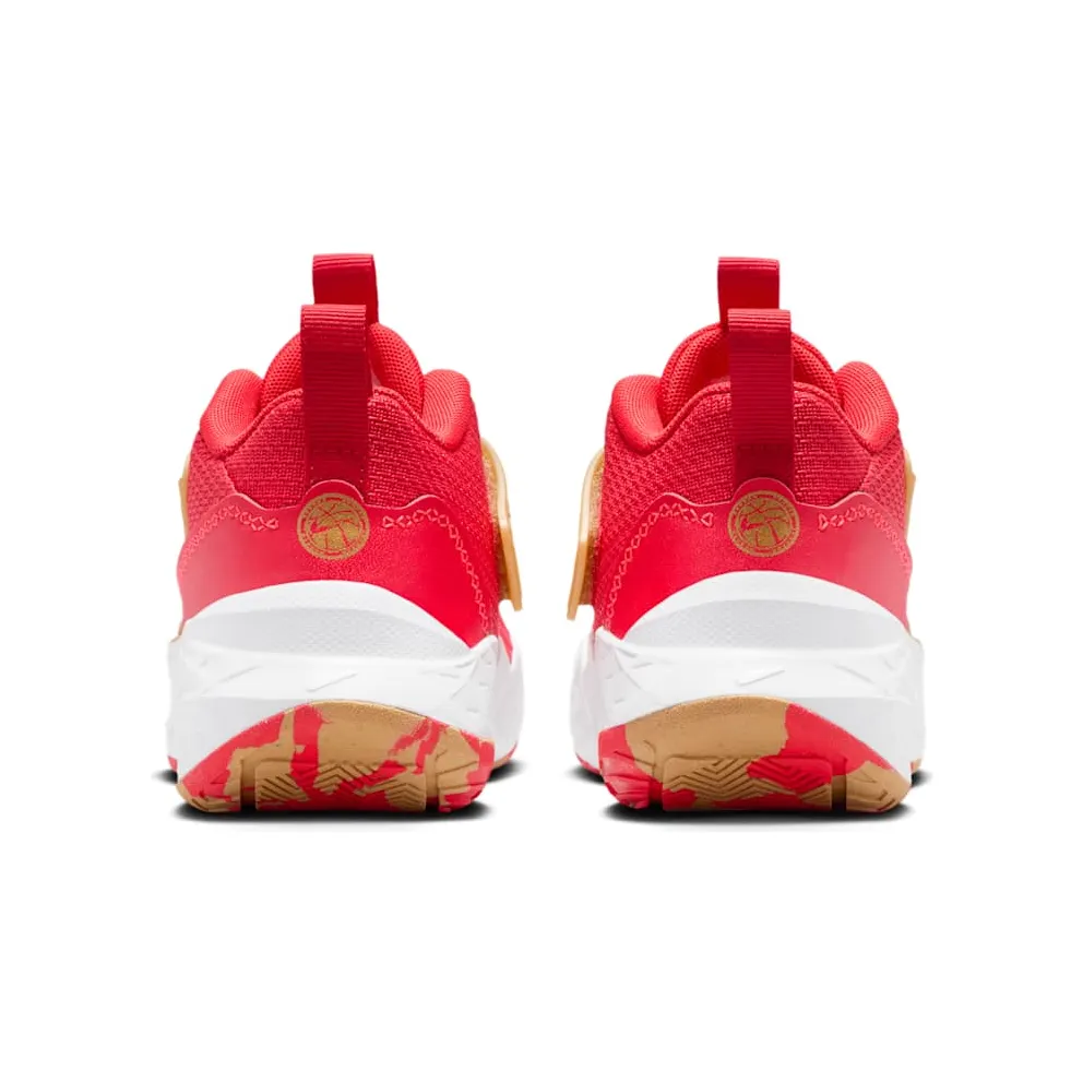 Nike Team Hustle D 12 University Red Metallic Gold (HF6280-603)