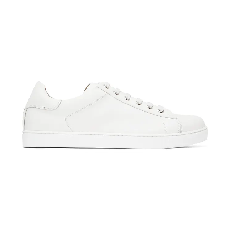 Gianvito Rossi White Leather Low-Top Sneakers (S26340-M1WHT-CLN)